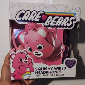 Care Bears Pink On-Ear Headphones with Plush Design